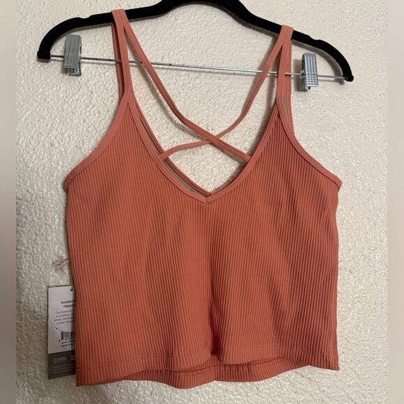 Vuori rib Crop Tank size medium light cinnamon color - Picture 7 of 9